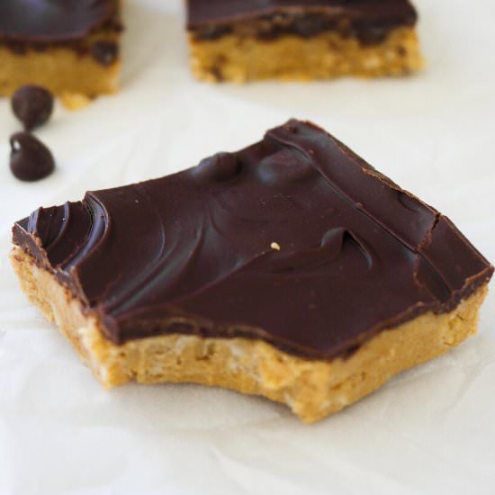 Chocolate Peanut Butter Oatmeal Bar
