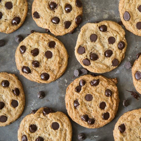 Boozy Chocolate Chip Cookies