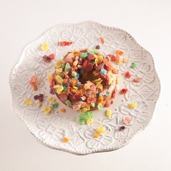 Fruity Pebbles Doughnuts