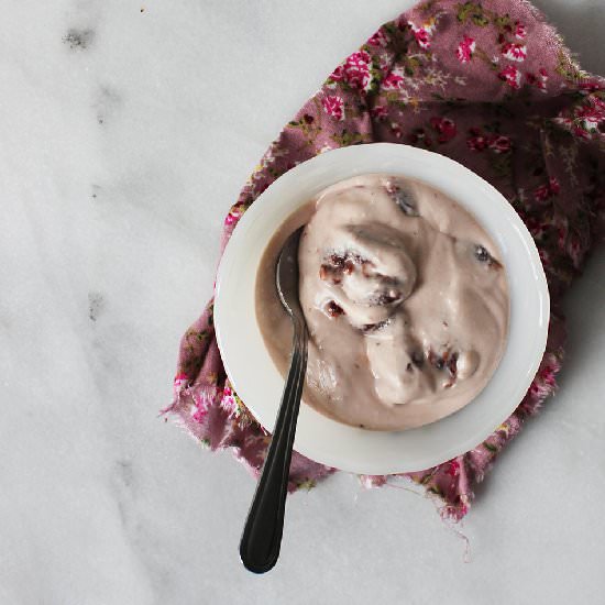 Vegan Strawberry Jam Fool