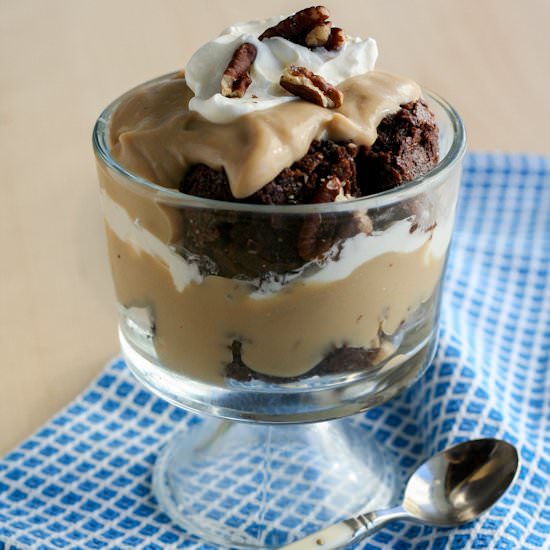 Butterscotch and Brownie Trifle