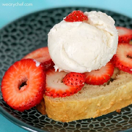 Vanilla Ice Cream Bread