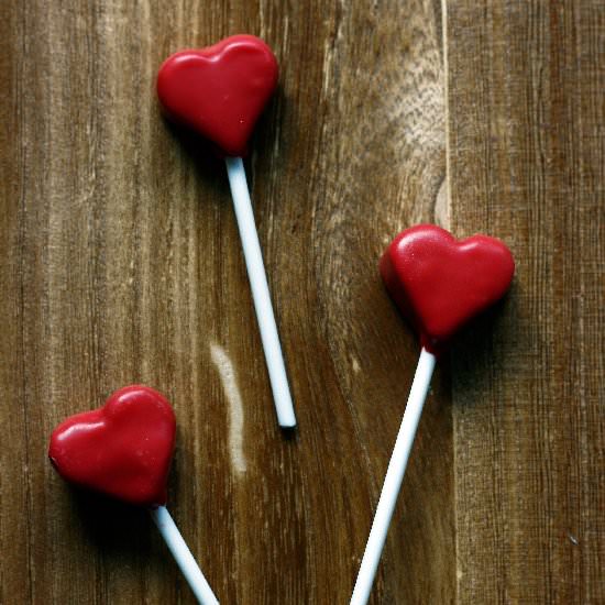 Heart Cake Pops