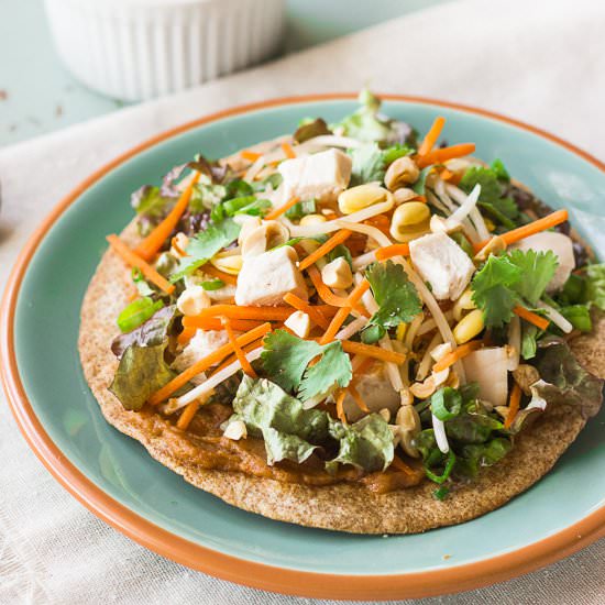 Thai Chicken Tostada