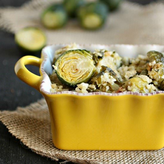 Brussels Sprouts Gratin