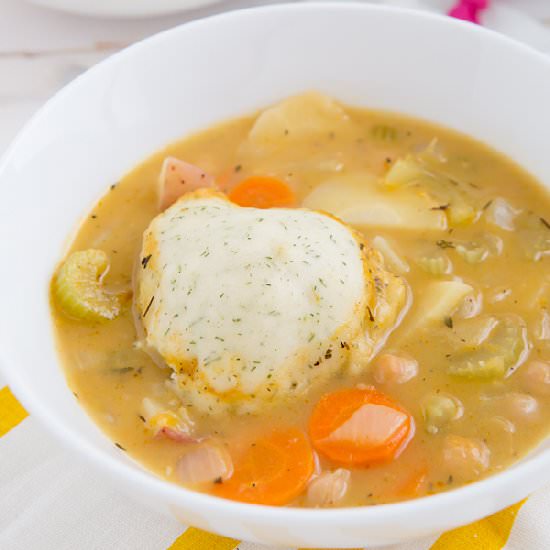 Chickpeas & Dumplings