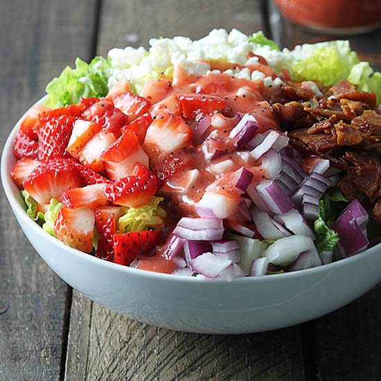 Strawberry Poppyseed & Bacon Salad