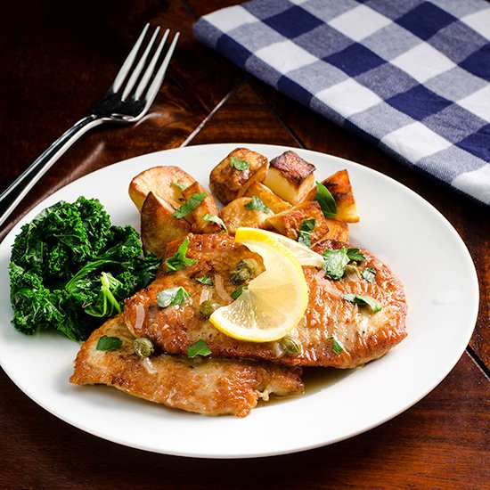 Turkey (or Chicken) Piccata