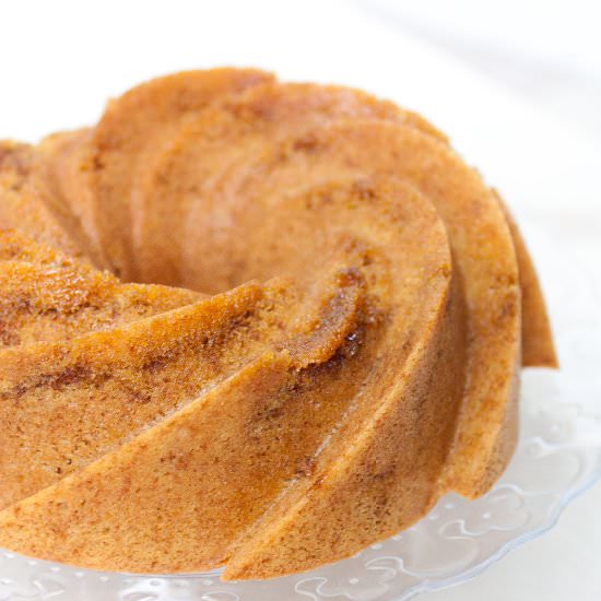 Spiced Bundt Cake with Gula Melaka