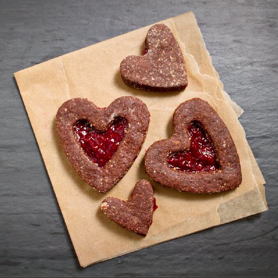 Chocolate Raspberry Cookies