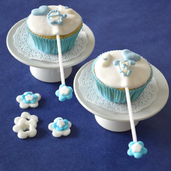 Babyrattle Cupcakes