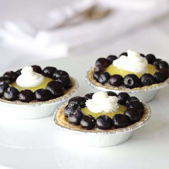 Blueberry Lemon Tarts