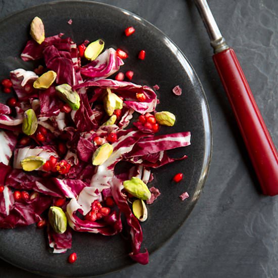 Red Salad w/ Pom Chile Vinaigrette