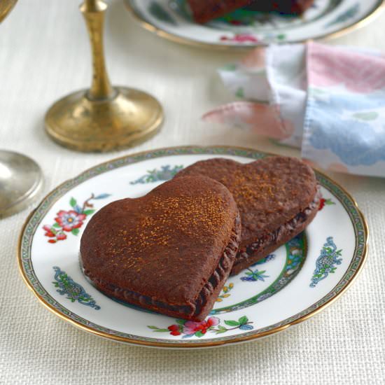 Chocolate Cinnamon Sandwich Cookies