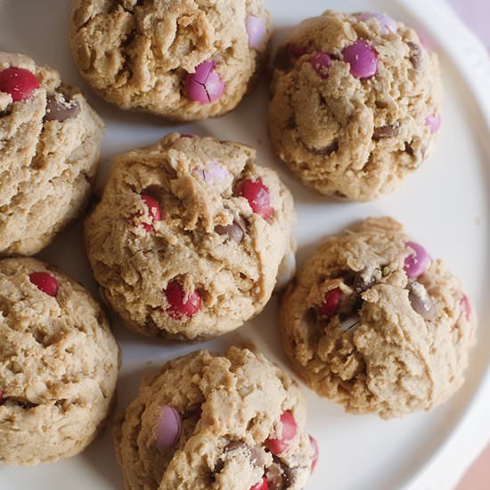 Pink & Red Monster Cookies