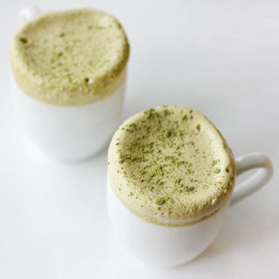 Frozen Green Tea Souffles