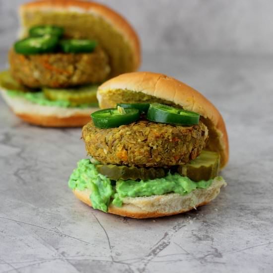 Jalapeño Veggie Burgers