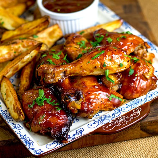 Slow Cooker Fruity BBQ Chicken