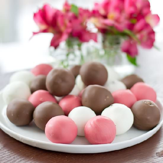 Chocolate Strawberry Cake Balls