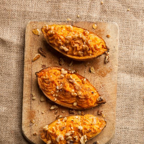 Twice Baked Sweet Potato