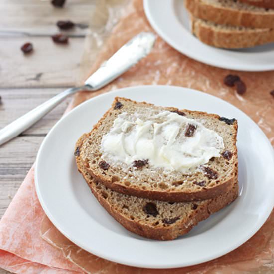 Quicker Cinnamon Raisin Bread