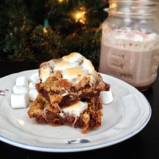 Easy S’mores Cookie Bars