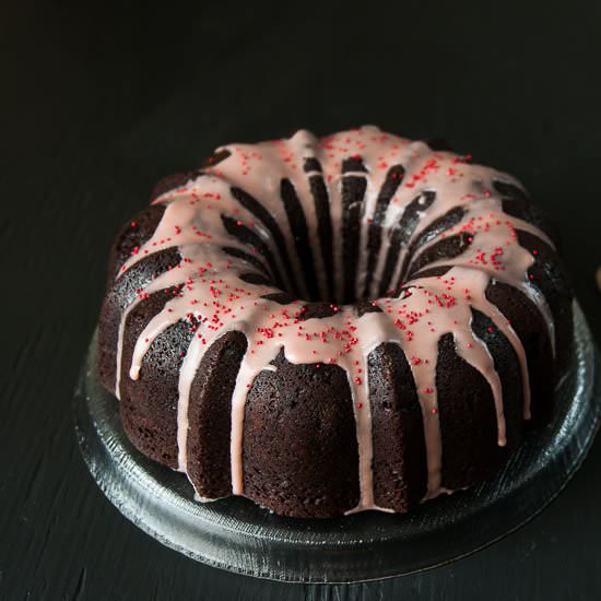 Cherry-Pop Chocolate Cake