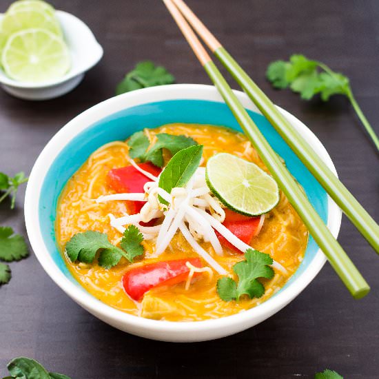 Crock Pot Thai Chicken Coconut Soup