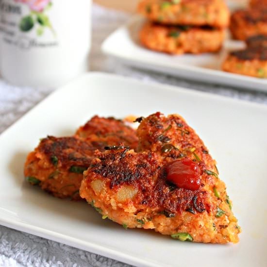 Oats And Vegetable Patties