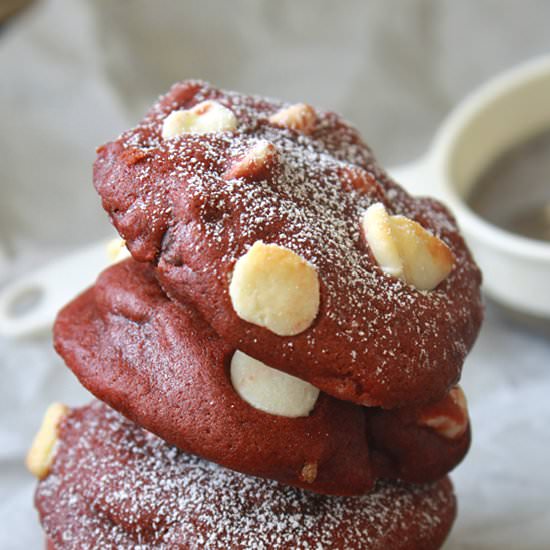 Red Velvet Brownie Cookies