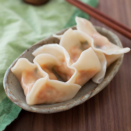 Red Curry Shrimp Dumplings