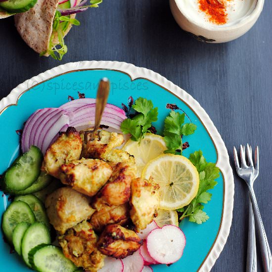 Murgh Malai Tikka Kabob