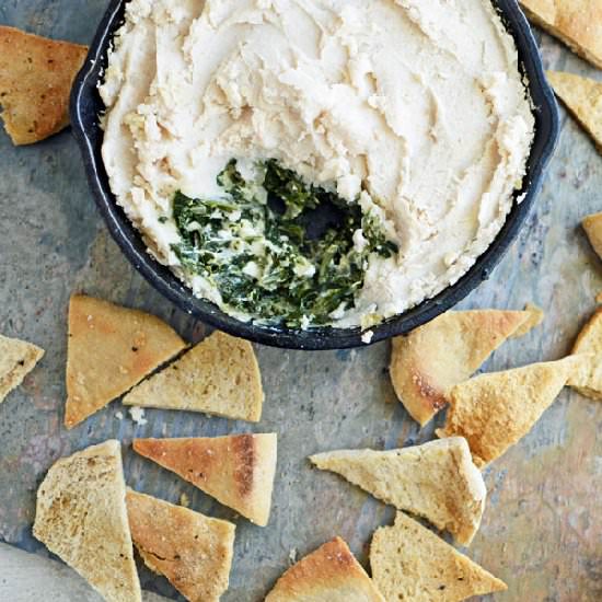 Baked Spinach and Bean Dip