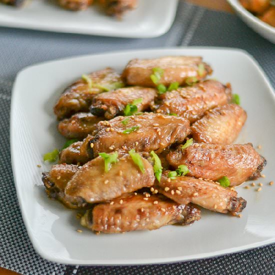 Japanese Style Baked Chicken Wings