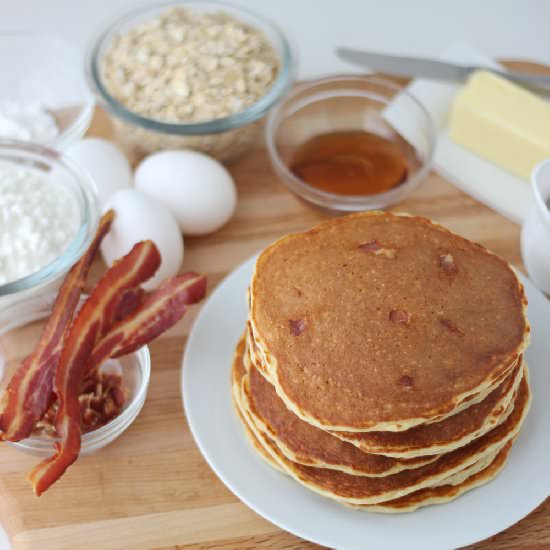 Bacon Protein Pancakes