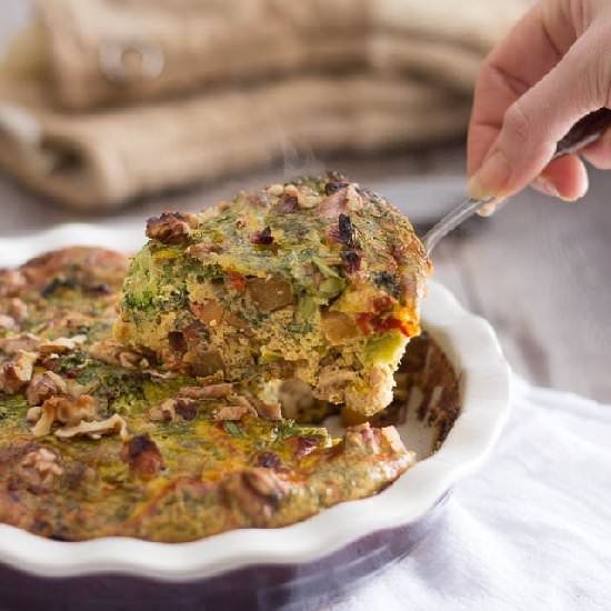 Chicken Broccoli Frittata