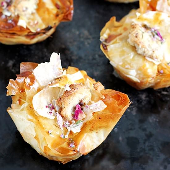 Mini Baklava Cheesecakes