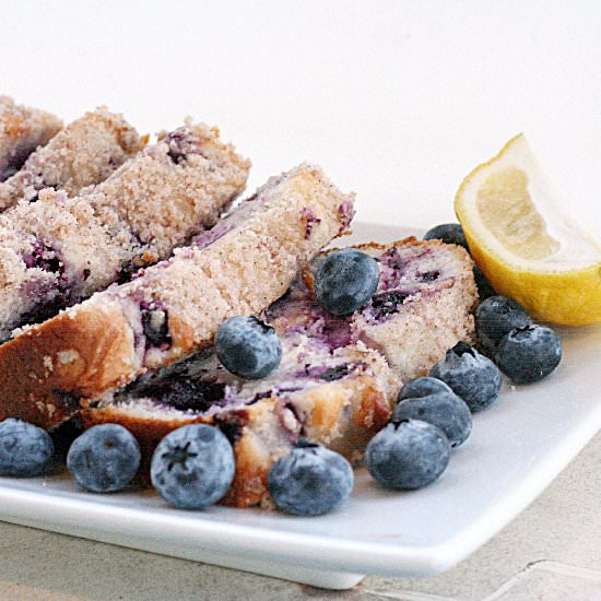 Lemony Blueberry Bread