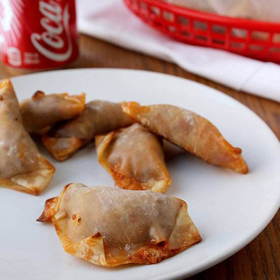 Crispy Baked Pizza Rolls