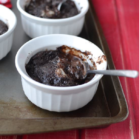 Self Saucing Chocolate Cake