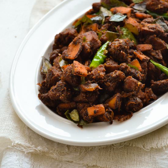 Spicy Kerala Style Beef Fry
