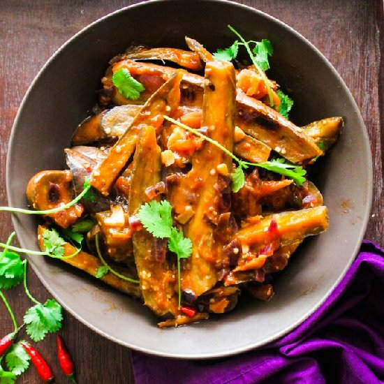 Spicy Asian Eggplant Curry