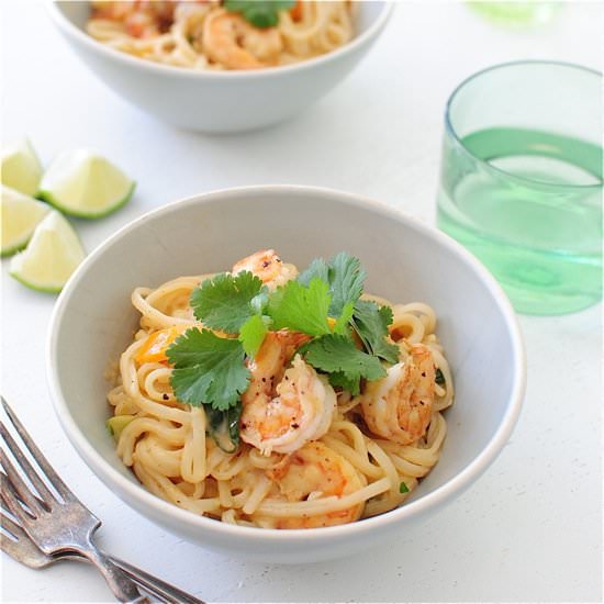 One-Pan Coconut Shrimp Bowls