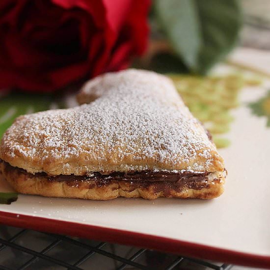 Nutella Pastry Heart