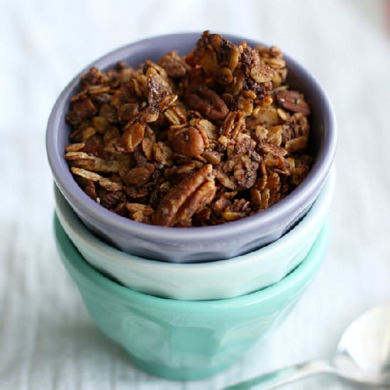 Chocolate Pecan Granola