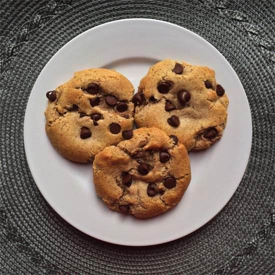 Almond Butter Chocolate Chip Cookie