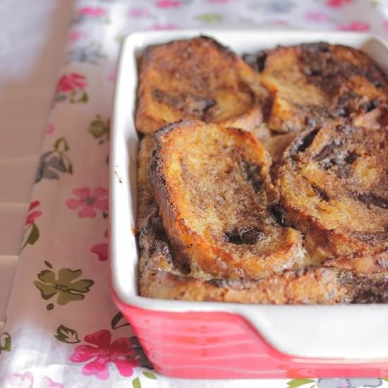 Chocolate Prune Bread&Butter Puddin