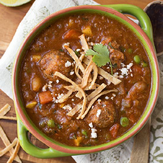 Spicy Albondigas Stew