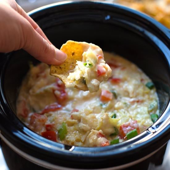 Skinny Crab and Artichoke Dip