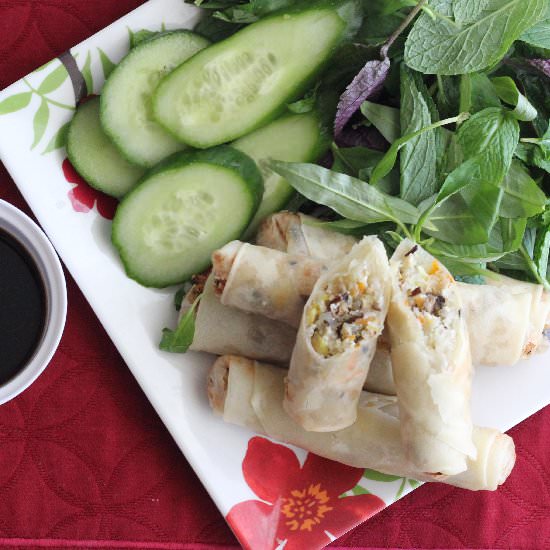 Vietnamese Vegetarian Egg Rolls